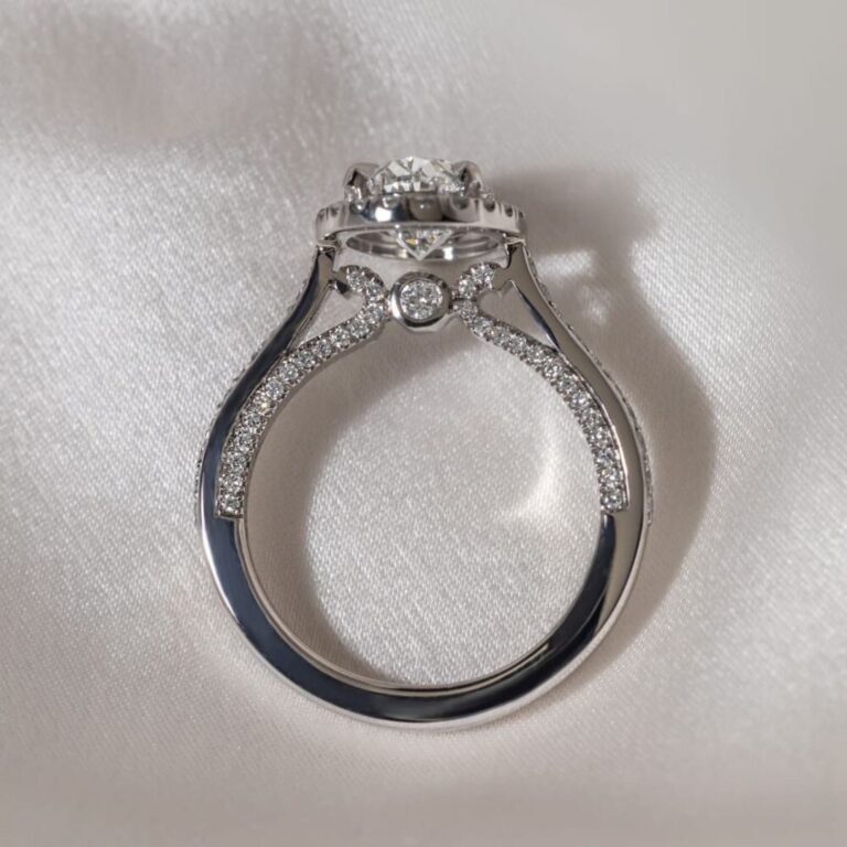 The Beauty of a Engagement Ring with Hidden Halo