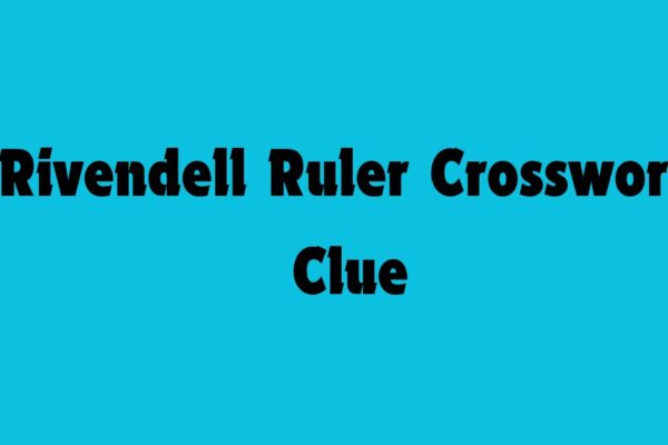 Rivendell Ruler Crossword Clue